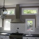 beautifully remodeled kitchen, in white and taupe